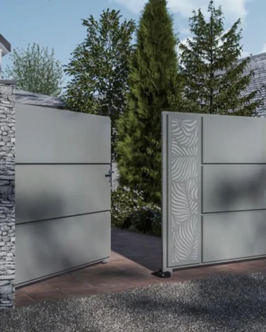 portail à La Châtre près d'Argenton-sur-Creuse en Indre 36